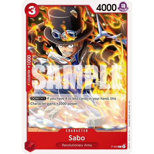 Sabo - P - 044 (Reprint) (P - 044) (Premium Booster - The Best - Vol. 2) - PokéBox Australia