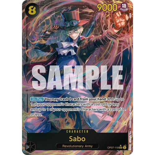 Sabo (Parallel) (OP07 - 118) [500 Years in the Future] - PokéBox Australia