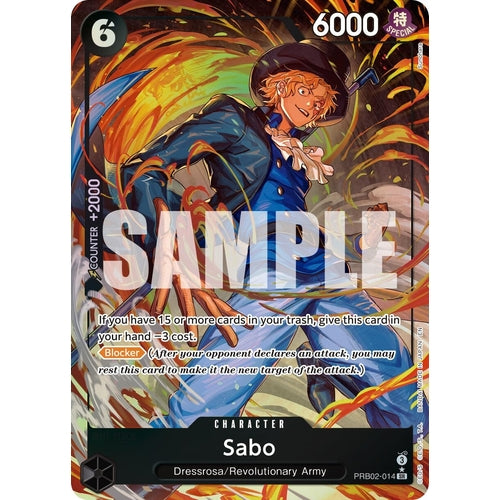 Sabo - PRB02 - 014 (Alternate Art) (PRB02 - 014) (Premium Booster - The Best - Vol. 2) - PokéBox Australia