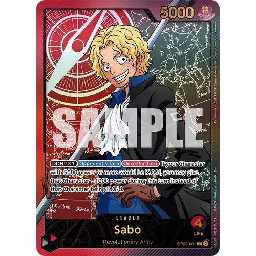 Sabo (SP) (OP05 - 001) [Extra Booster: Anime 25th Collection] - PokéBox Australia