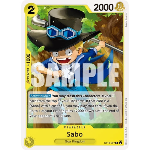 Sabo - ST13 - 007 (Reprint) (ST13 - 007) (Premium Booster - The Best - Vol. 2) - PokéBox Australia