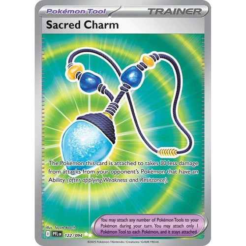 Sacred Charm (122/094) (ME02: Phantasmal Flames) - PokéBox Australia