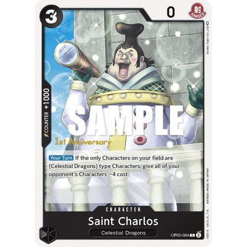 Saint Charlos (OP05 - 084) [Awakening of the New Era: 1st Anniversary Tournament Cards] - PokéBox Australia