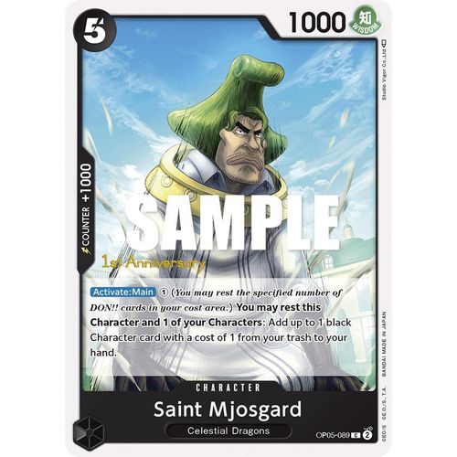 Saint Mjosgard (OP05 - 089) [Awakening of the New Era: 1st Anniversary Tournament Cards] - PokéBox Australia