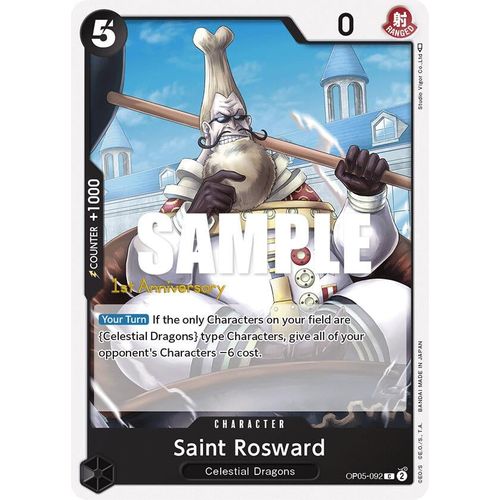 Saint Rosward (OP05 - 092) [Awakening of the New Era: 1st Anniversary Tournament Cards] - PokéBox Australia