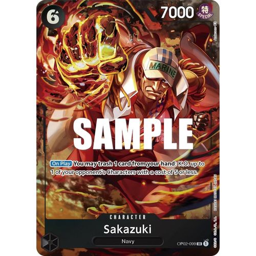Sakazuki (Alternate Art) (OP02 - 099) [Paramount War] - PokéBox Australia