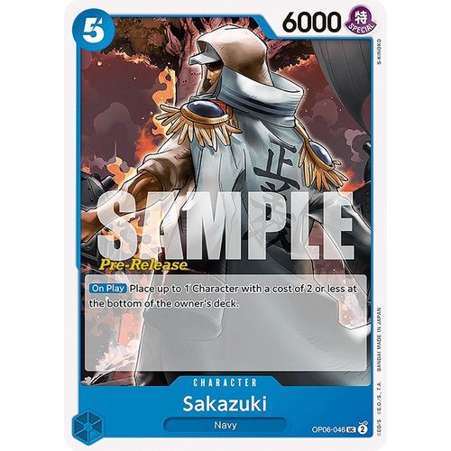 Sakazuki (OP06 - 046) [Wings of the Captain Pre - Release Cards] - PokéBox Australia