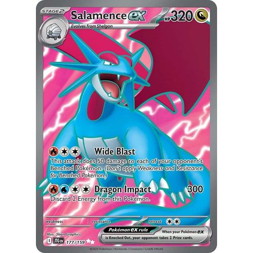 Salamence ex (177/159) (SV09: Journey Together) - PokéBox Australia