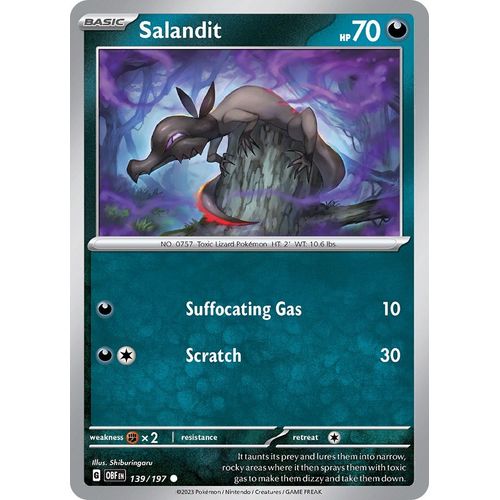 Salandit (139/197) [SV03: Obsidian Flames] - PokéBox Australia