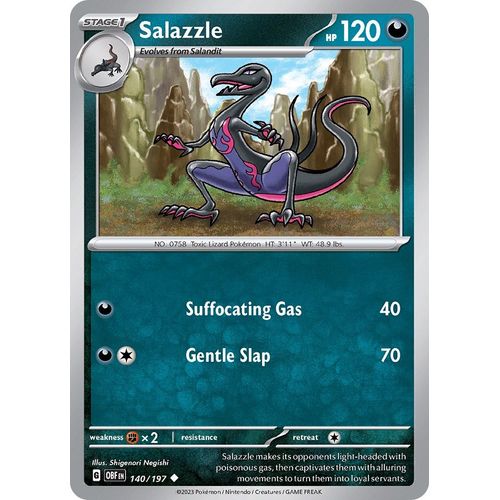 Salazzle (140/197) [SV03: Obsidian Flames] - PokéBox Australia