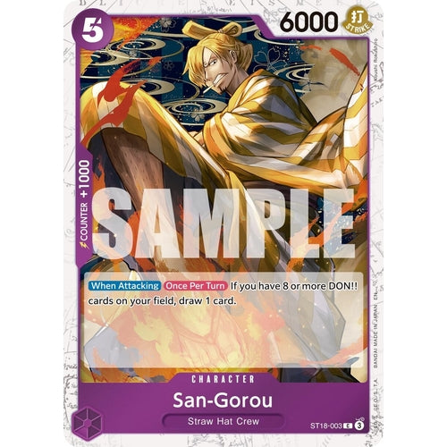 San - Gorou (Pirate Foil) (ST18 - 003) (Premium Booster - The Best - Vol. 2) - PokéBox Australia