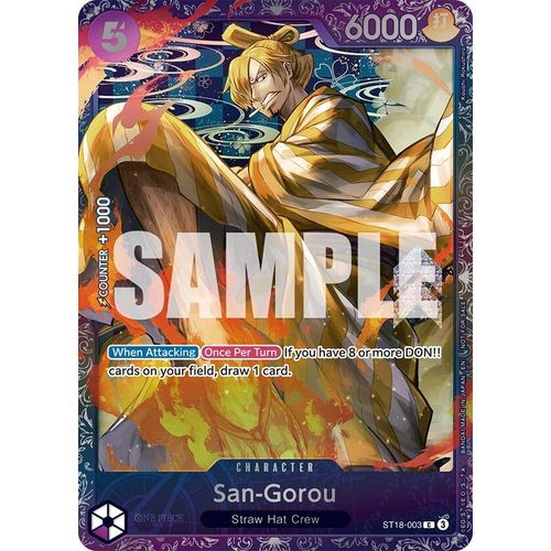 San - Gorou (Treasure Cup 2025) (ST18 - 003) [One Piece Promotion Cards] - PokéBox Australia