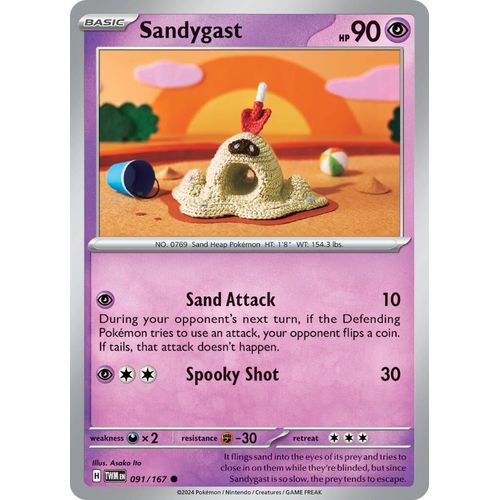 Sandygast (091/167) [SV06: Twilight Masquerade] - PokéBox Australia