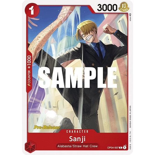 Sanji (007) (OP04 - 007) [Kingdoms of Intrigue Pre - Release Cards] - PokéBox Australia