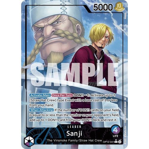 Sanji (041) (Alternate Art) (OP12 - 041) (Legacy of the Master) - PokéBox Australia
