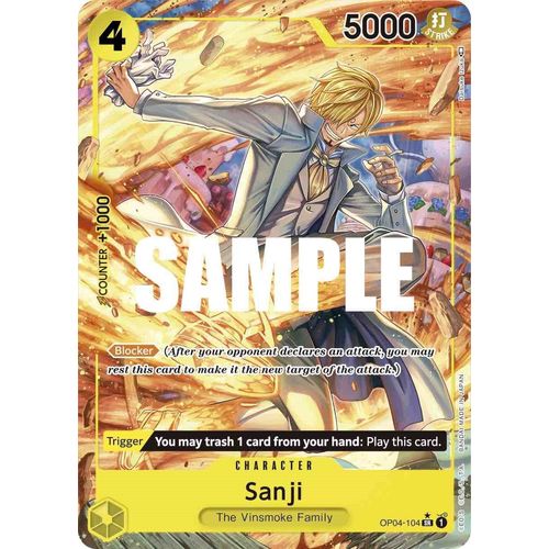 Sanji (104) (Alternate Art) (OP04 - 104) [Kingdoms of Intrigue] - PokéBox Australia