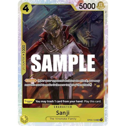 Sanji (104) (OP04 - 104) [Kingdoms of Intrigue] - PokéBox Australia