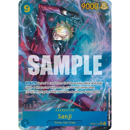 Sanji (Alternate Art) (OP06 - 119) [Wings of the Captain] - PokéBox Australia