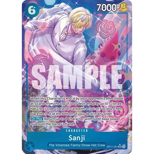Sanji (Alternate Art) (OP11 - 051) [A Fist of Divine Speed] - PokéBox Australia