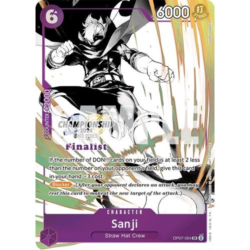 Sanji (Championship 2024 Finalist Card Set Vol. 2) (OP07 - 064) [One Piece Promotion Cards] - PokéBox Australia