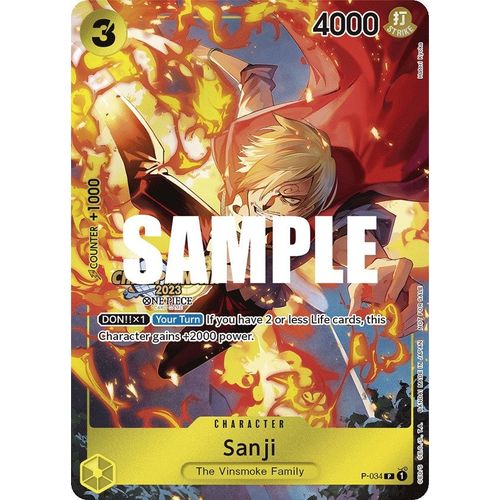 Sanji (CS 2023 Event Pack) (P - 034) [One Piece Promotion Cards] - PokéBox Australia