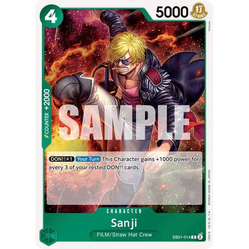 Sanji (EB01 - 014) [Extra Booster: Memorial Collection] - PokéBox Australia