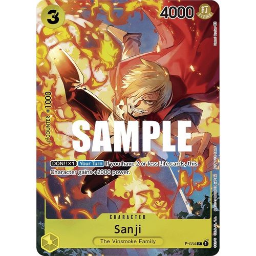 Sanji (Event Pack Vol. 2) (P - 034) [One Piece Promotion Cards] - PokéBox Australia
