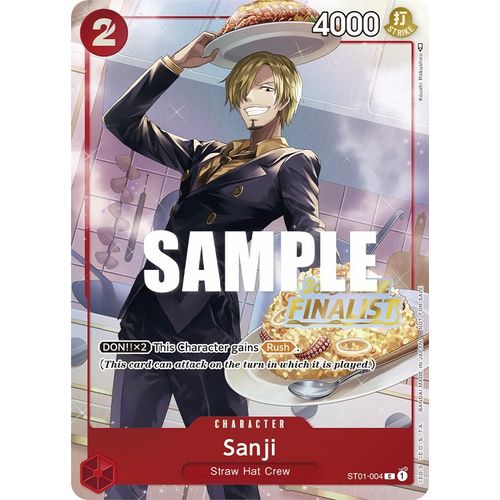 Sanji (Online Regional 2023) [Finalist] (ST01 - 004) [One Piece Promotion Cards] - PokéBox Australia