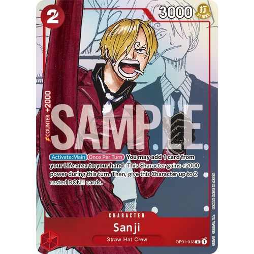 Sanji - OP01 - 013 (Alternate Art) (OP01 - 013) [One Piece Promotion Cards] - PokéBox Australia