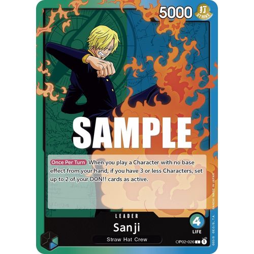 Sanji (OP02 - 026) [Paramount War] - PokéBox Australia