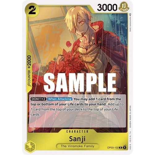 Sanji (OP03 - 102) [Pillars of Strength] - PokéBox Australia