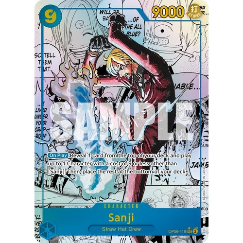 Sanji - OP06 - 119 (Manga) (OP06 - 119) (Premium Booster - The Best - Vol. 2) - PokéBox Australia