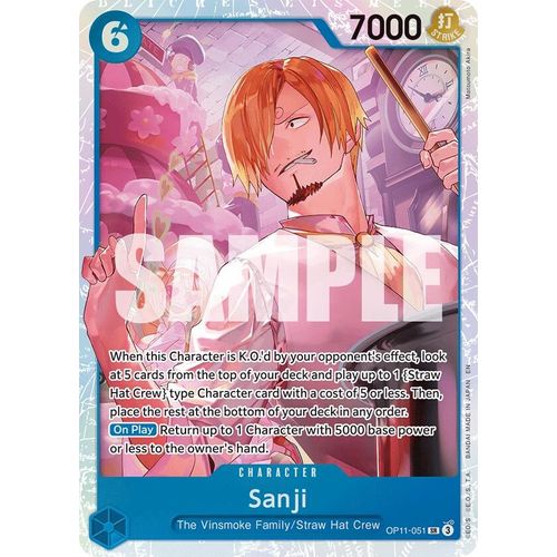 Sanji (OP11 - 051) [A Fist of Divine Speed] - PokéBox Australia