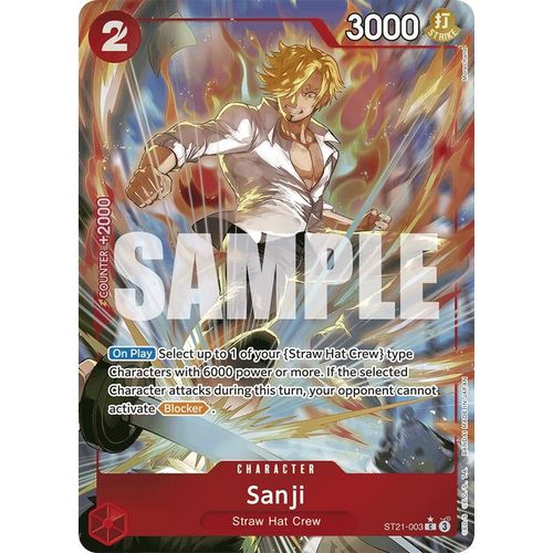 Sanji (Parallel) (ST21 - 003) [Starter Deck EX: Gear 5] - PokéBox Australia