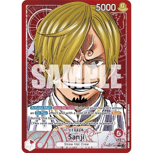 Sanji (PRB01 - 001) (Alternate Art) (PRB01 - 001) [Premium Booster - The Best - ] - PokéBox Australia