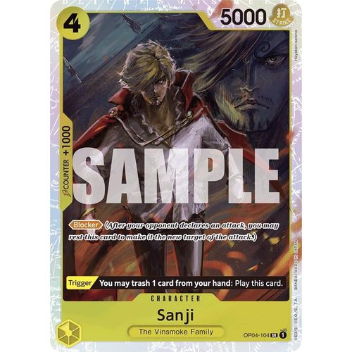 Sanji (Reprint) (OP04 - 104) [Premium Booster - The Best - ] - PokéBox Australia