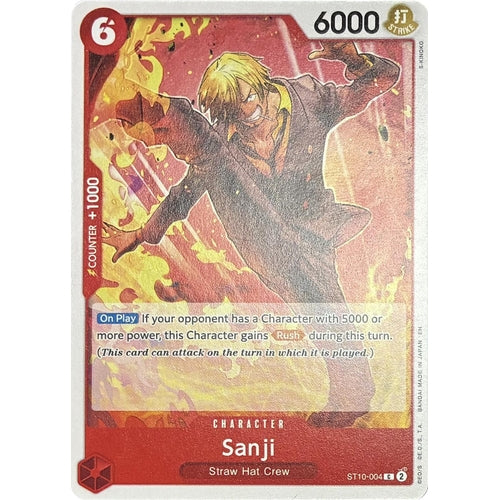 Sanji - ST10 - 004 (ST10 - 004) (Learn Together Deck Set) - PokéBox Australia