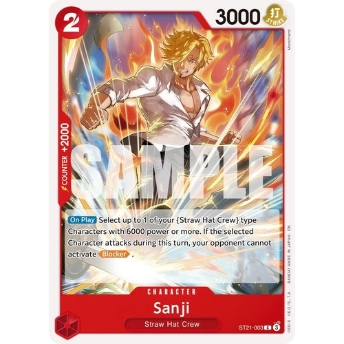 Sanji - ST21 - 003 (Reprint) (ST21 - 003) (Premium Booster - The Best - Vol. 2) - PokéBox Australia