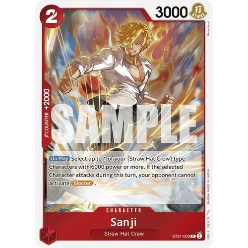 Sanji (ST21 - 003) [Starter Deck EX: Gear 5] - PokéBox Australia