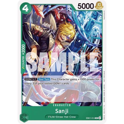 Sanji (Tournament Pack 2025 Vol. 1) (EB01 - 014) [One Piece Promotion Cards] - PokéBox Australia