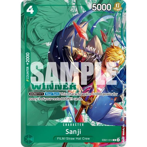 Sanji (Winner Pack 2025 Vol. 1) (EB01 - 014) [One Piece Promotion Cards] - PokéBox Australia