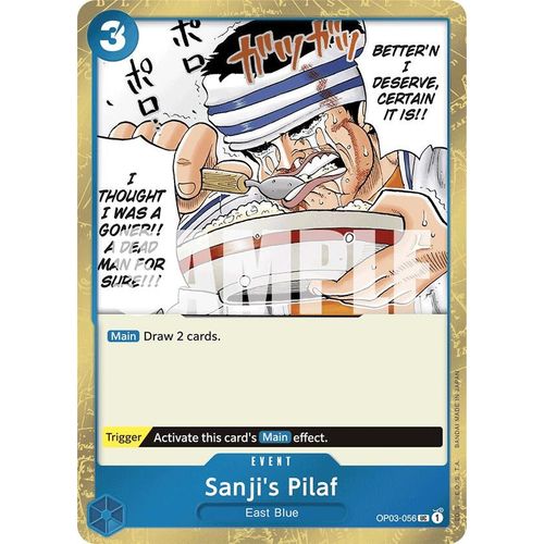 Sanji's Pilaf (Jolly Roger Foil) (OP03 - 056) [Premium Booster - The Best - ] - PokéBox Australia