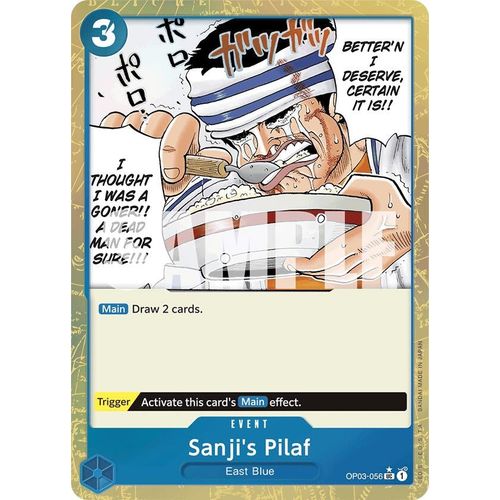 Sanji's Pilaf (Textured Foil) (OP03 - 056) [Premium Booster - The Best - ] - PokéBox Australia