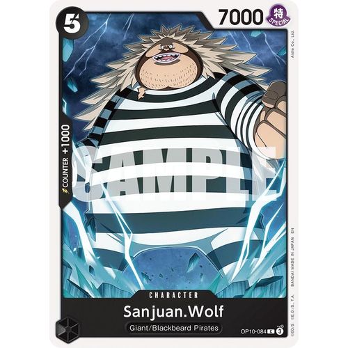 Sanjuan.Wolf (Reprint) (OP10 - 084) [Starter Deck 27: BLACK Marshall.D.Teach] - PokéBox Australia