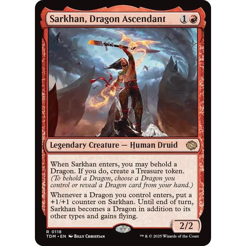 Sarkhan, Dragon Ascendant (118) (Tarkir: Dragonstorm) - PokéBox Australia