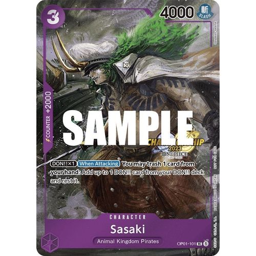 Sasaki (CS 2023 Event Pack Finalist Ver.) (OP01 - 101) [One Piece Promotion Cards] - PokéBox Australia