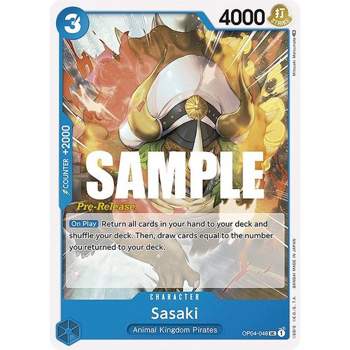 Sasaki (OP04 - 048) [Kingdoms of Intrigue Pre - Release Cards] - PokéBox Australia