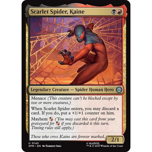 Scarlet Spider, Kaine (143) (Marvel's Spider - Man) - PokéBox Australia