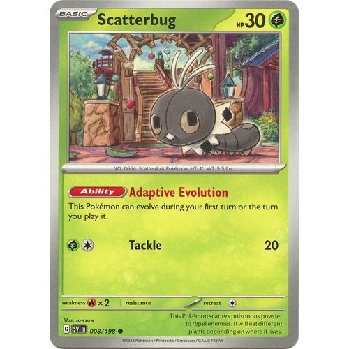 Scatterbug (008/198) [SV01: Scarlet & Violet Base Set] - PokéBox Australia
