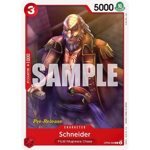 Schneider (OP06 - 008) [Wings of the Captain Pre - Release Cards] - PokéBox Australia